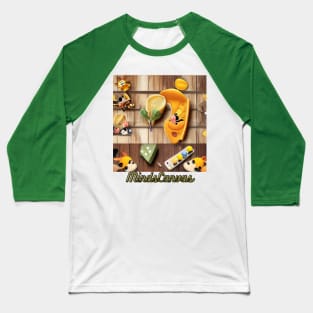 mouses & cows & cheeses Baseball T-Shirt
